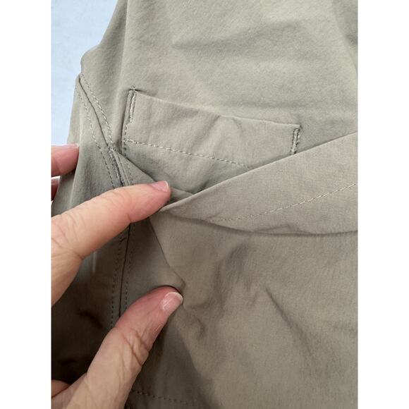 Mountain Hardware Capri Pant Brown Hiking Cropped Women Quick Dry Size 8 - Picture 15 of 15